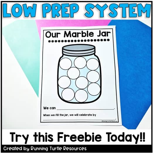 Positive Behavior Chart for a Whole Class Rewards System Freebie