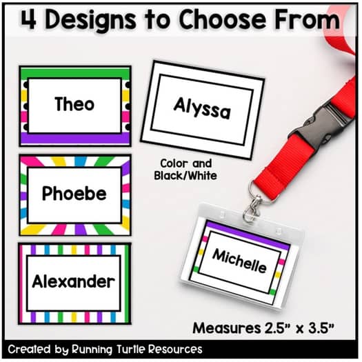 Editable Name Tags Freebie