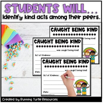 Free Social Emotional Learning Activity l Caught Being Kind