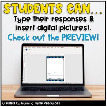 No Prep Student Teacher Memory Book Editable