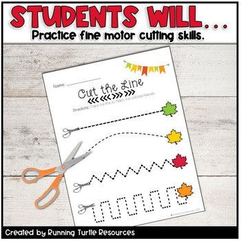 Fall Leaf Fine Motor FREEBIE