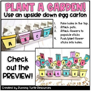 Spring Letter and Beginning Sound Match