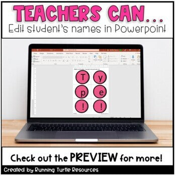 Editable Valentine Name Craft l Love Bug Activity