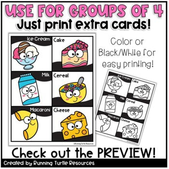 Food Pair Partner Cards