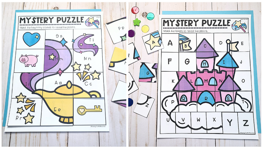 Magic Alphabet Mystery Puzzles