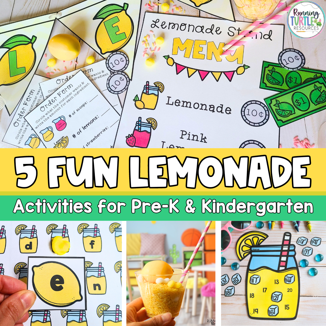 5 Refreshing Lemonade Themed Preschool Activities