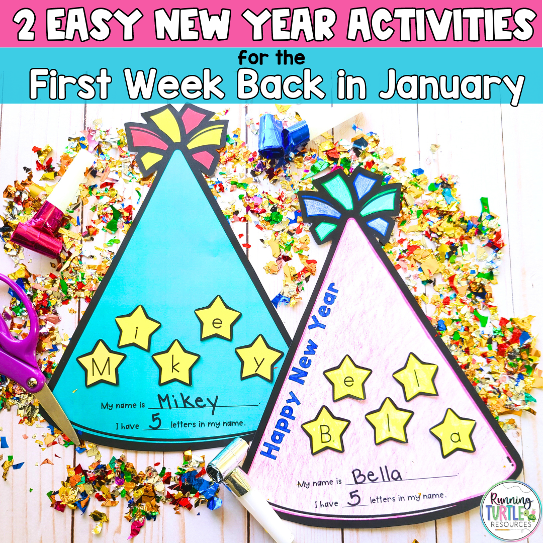 2 Fun and Easy New Years Crafts for Elementary Students