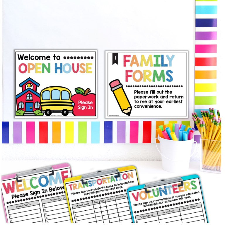 How to Organize a Classroom Open House