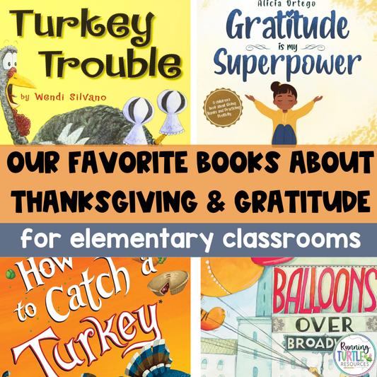 Popular Thanksgiving and Gratitude Books for Elementary Classrooms