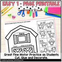 Farm Animal Name Craft