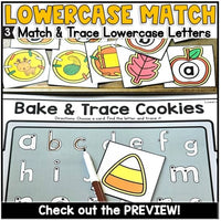 Fall Cookie Tray Activities Kindergarten Initial Sounds Letter Tracing