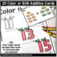 Fall Add and Color Kindergarten Addition Count the Room Apple Math