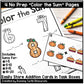 Fall Pumpkin Add and Color Kindergarten Addition Count the Room