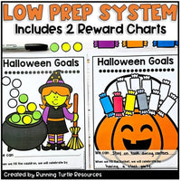 Halloween Whole Class Reward System, October Positive Behavior Chart