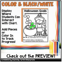 Halloween Whole Class Reward System, October Positive Behavior Chart