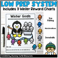 Winter Whole Class Reward System, January Positive Behavior Chart