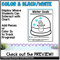 Winter Whole Class Reward System, January Positive Behavior Chart