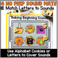 Halloween Letter Trace, Kindergarten Beginning Sounds Match Cookie Tray Activity