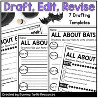All About Bats Informational Writing Craft, Halloween Bat Unit Supplement