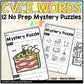 CVCE Mystery Puzzles, No Prep Kindergarten, 1st Grade Phonics