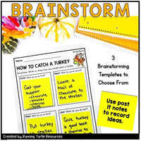 How to Catch a Turkey Writing Craft, Thanksgiving Creative Writing