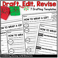 December Holiday How To Writing, How to Wrap a Present Christmas Writing Prompt