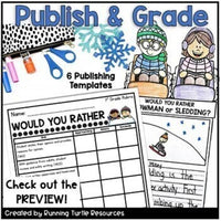 Winter Opinion Writing Craft, January Would you Rather Writing Prompt