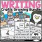 Year Long Writing Prompts, Monthly Writing Crafts Growing Bundle,