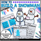 How to Build a Snowman Writing Craft, January Winter Procedural Writing
