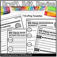 100th Day of School Writing Craft, 100th Day Sprinkle Donut Craft