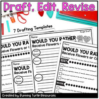 Valentine Opinion Writing Craft, February Writing Prompt, Would you Rather
