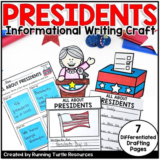 All About Presidents' Day Writing Craft, Presidents Day Writing Prompt