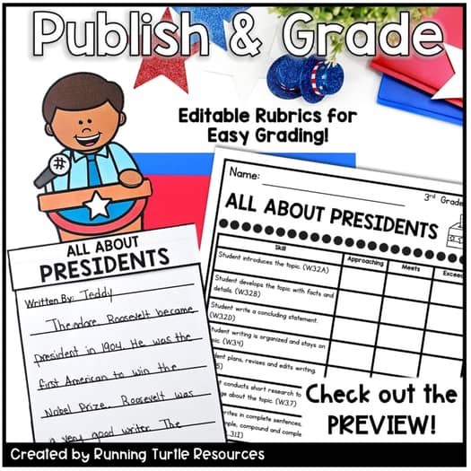 All About Presidents' Day Writing Craft, Presidents Day Writing Prompt