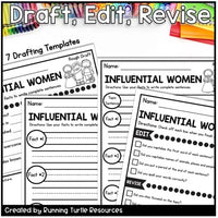 Women's History Month Writing Craft, March Informational Writing, Biography