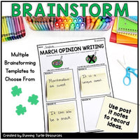 March Writing Crafts, St. Patrick's Day Prompts, How to Catch a Leprechaun
