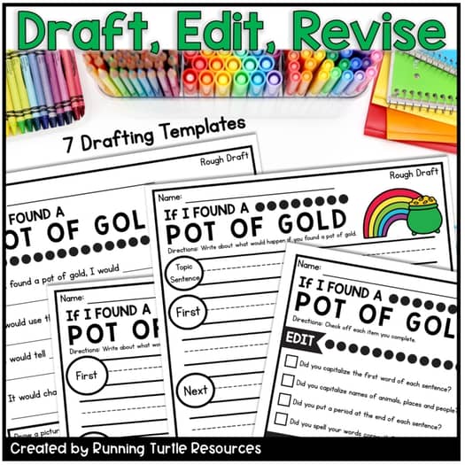 March Writing Crafts, St. Patrick's Day Prompts, How to Catch a Leprechaun