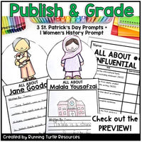 March Writing Crafts, St. Patrick's Day Prompts, How to Catch a Leprechaun