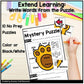 Diphthongs Mystery Puzzles, 1st Grade Phonics Printables