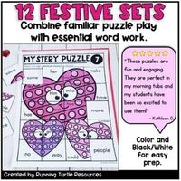 Sight Word Mystery Puzzles Bundle with Fry's First 100 Words