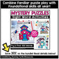 Free Mystery Puzzle, Kindergarten and 1st Grade Sight Word Puzzle Freebie