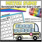 Monthly Math Crafts Bundle, Kindergarten Math Crafts, Bulletin Board Activities