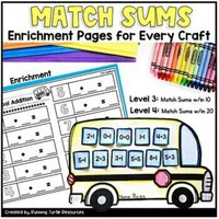 Monthly Math Crafts Bundle | Math Bulletin Board