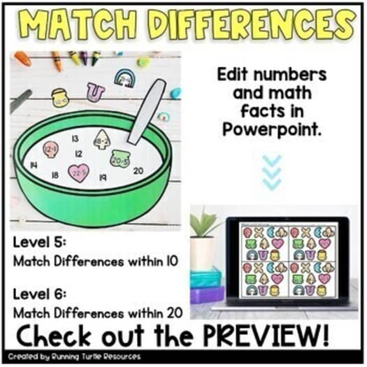 Monthly Math Crafts Bundle, Kindergarten Math Crafts, Bulletin Board Activities