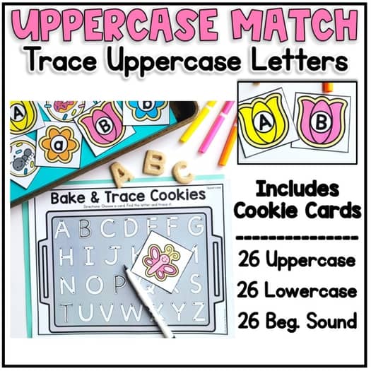 Spring Beginning Sounds Letter Trace Kindergarten