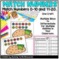Summer Math Craft, Beach Day Activities, Number Matching