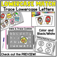 Summer Beginning Sounds Letter Trace Kindergarten