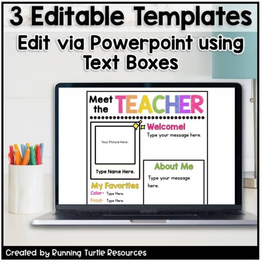 Meet the Teacher Template Editable Back to School Letter