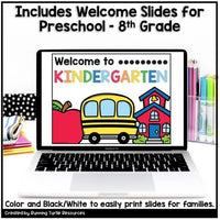 Back to School Night Editable Open House Slideshow