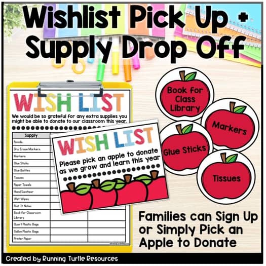 Open House Forms Back to School Meet the Teacher Night