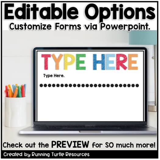 Open House Forms Back to School Meet the Teacher Night